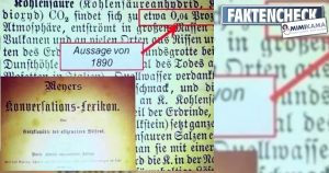 Faktencheck: Der CO2-Anteil der Atmosphäre von 1890