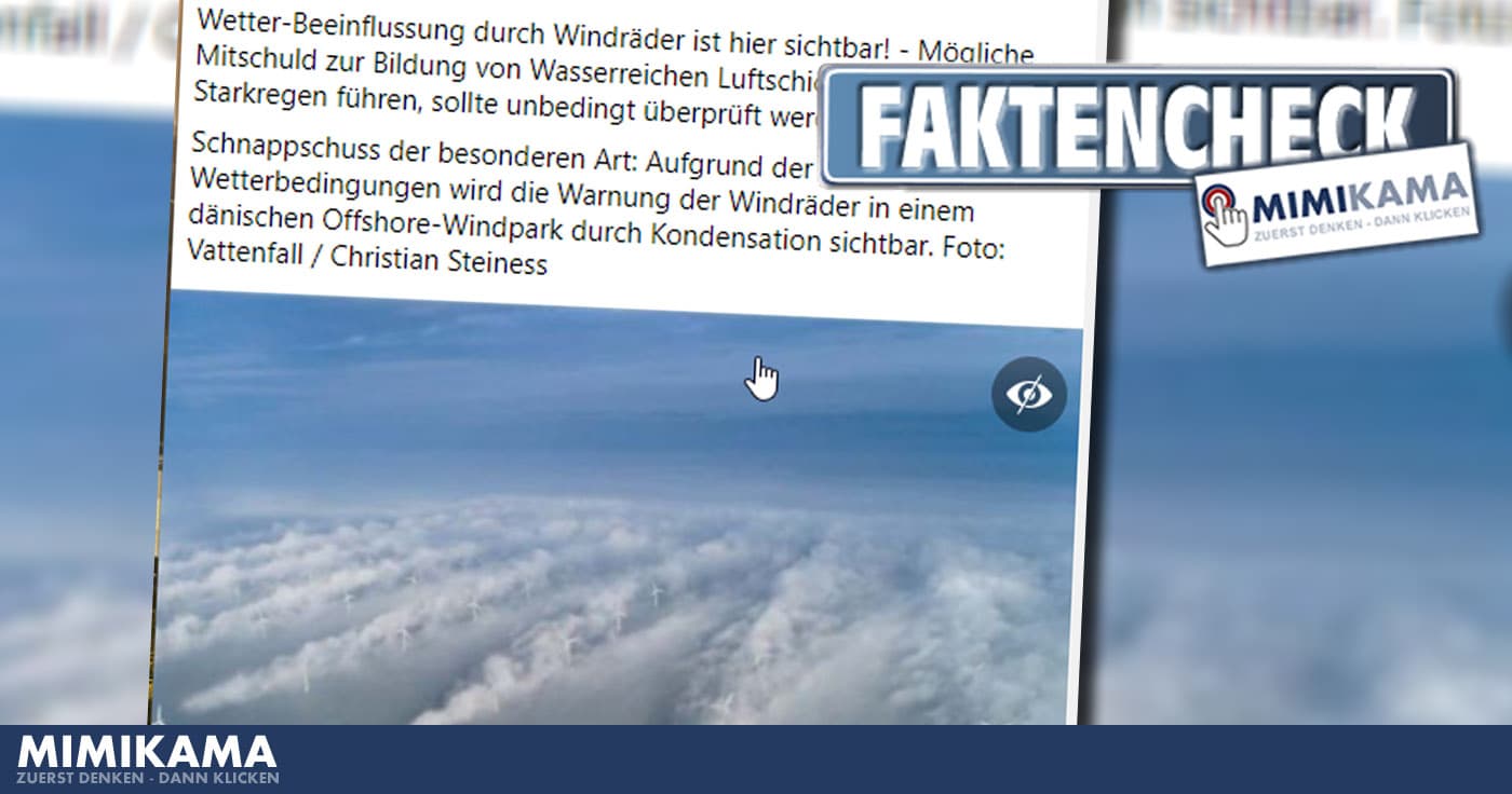 Windräder und Starkregen? Screenshot dient zur Auseinandersetzung mit dem Thema.