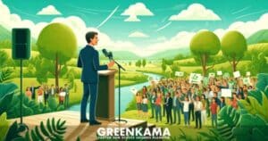 Wie kann grüne Politik soziale Gerechtigkeit fördern? - Mimikama Dall-E